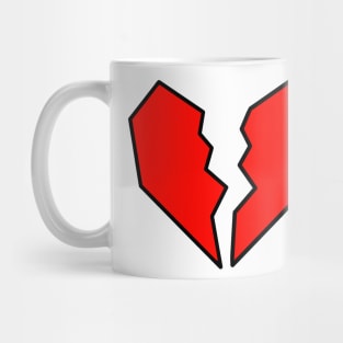 Broken Heart Mug